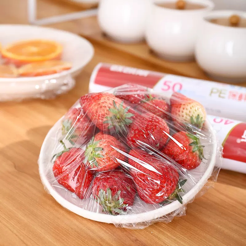 Household Economic Roll Kitchen Refrigerator Fresh-keeping Disposable Sandwich Vegetables Fruits Body Shaping Film Plastic Wrap