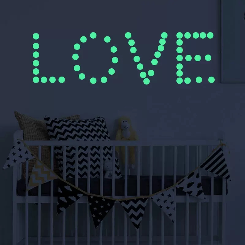 Glow in the Dark Star Stickers Wall Decoration Luminous Decals Kids Room Children Bedroom Ceiling DIY Personalised Decor Sticker
