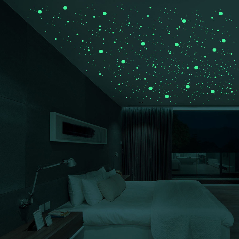 Glow in the Dark Star Stickers Wall Decoration Luminous Decals Kids Room Children Bedroom Ceiling DIY Personalised Decor Sticker