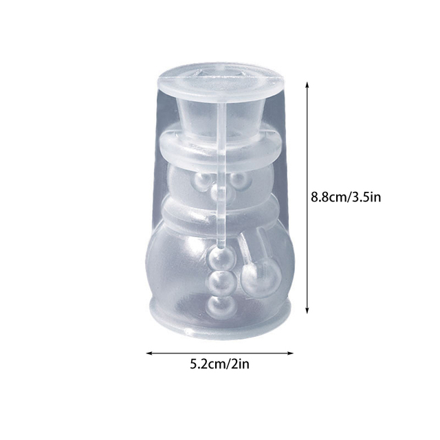 Christmas Tree Shape Silicone Molds Snowman Candle Resin Mold DIY Aromatherapy Soap Mold Fondant Cake Mould Decorations