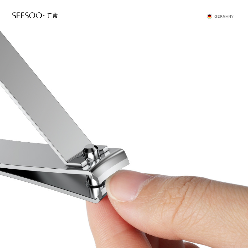 2022 New Stainless Steel Nail Clippers Nail Trimmer Pedicure ScissorAnti Splash Fingernail Cutter Manicure Tools Bionics Design