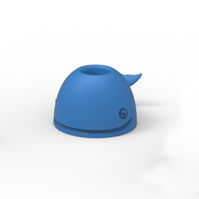 Creative Cute Whale Toothbrush Holder Toothbrush Holder Desktop Office Small Whale Pen Insert Three Colors