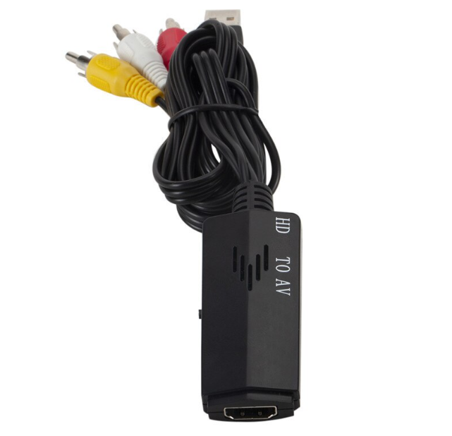 High Definition 1080P HDMI-compatible To AV RCA Video Audio AV Adapter Cable Converter Component for DVD Cable Box PS3 Xbox 360 Blu-ray Player Converter