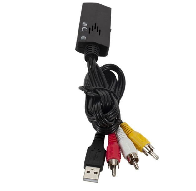 High Definition 1080P HDMI-compatible To AV RCA Video Audio AV Adapter Cable Converter Component for DVD Cable Box PS3 Xbox 360 Blu-ray Player Converter