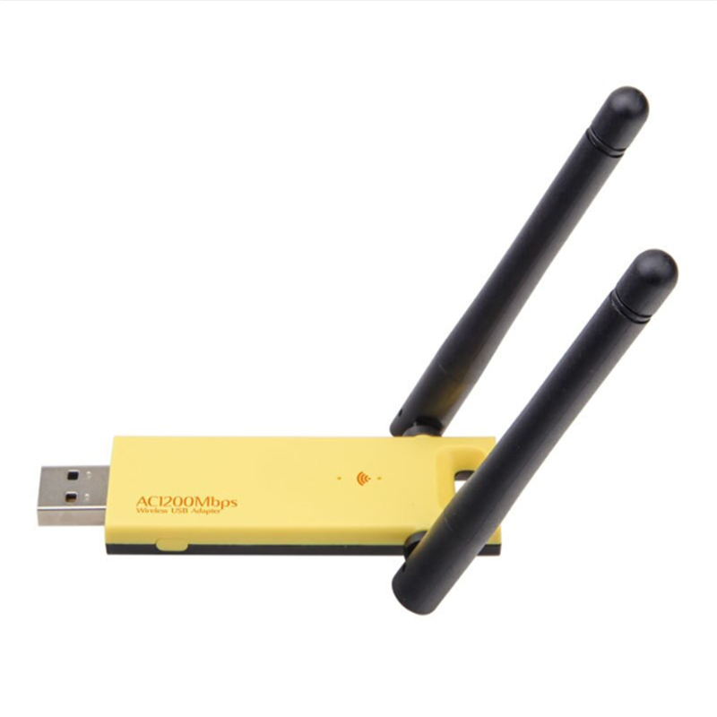 For Laptop Desktop New USB 3.0 1200Mbps Wifi Adapter Dual Band 5.8GHz 2.4Ghz 802.11AC RTL8812AU Wifi Antenna Dongle Network Card