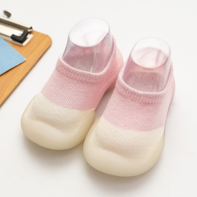 Baby Socks Shoes Ins Cute Kids Boys Girls Shoes Doll Soft Soled Child Toddler Girls First Walkers Knit Booties Anti-slip