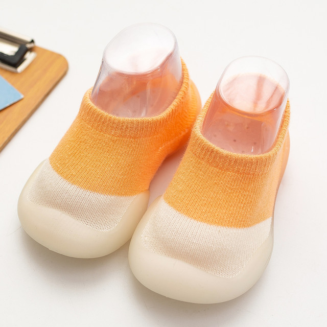 Baby Socks Shoes Ins Cute Kids Boys Girls Shoes Doll Soft Soled Child Toddler Girls First Walkers Knit Booties Anti-slip