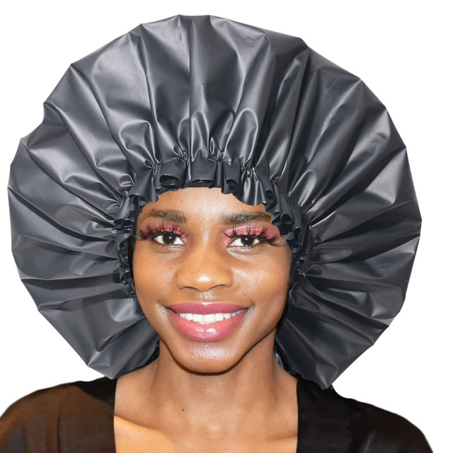 Shower Cap Large Adjustable Reusable Waterproof Bath Caps for Dreadlocks Women Girls Braids SPA Long Hair