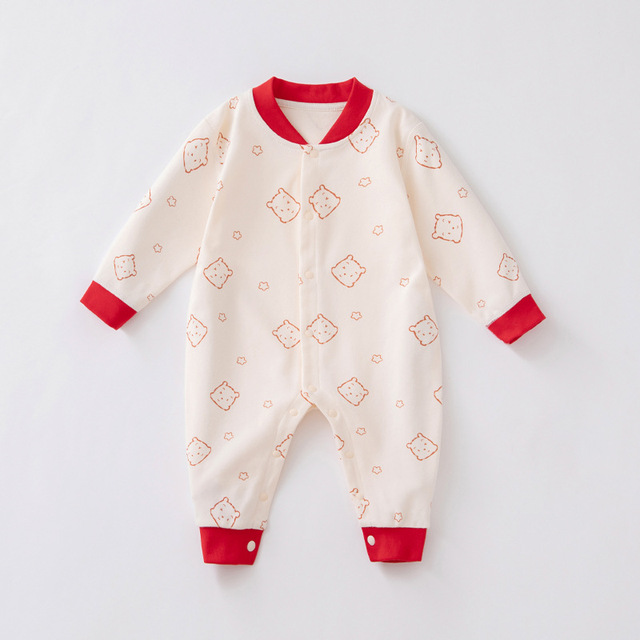 Cotton Baby Jumpsuit Baby Long Sleeve Toddler Romper Clothes Newborn Cute Romper Baby Home Clothes Baby Girl Winter Clothes