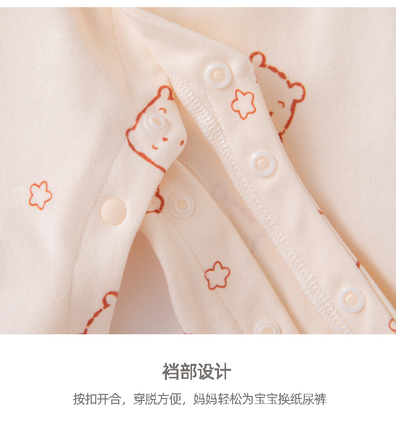 Cotton Baby Jumpsuit Baby Long Sleeve Toddler Romper Clothes Newborn Cute Romper Baby Home Clothes Baby Girl Winter Clothes