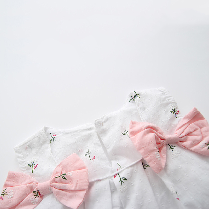 Princess Baby Girl Dress Party Birthday Dress Lace Floral Baptism Vestido Infantil Bow Tulle Wedding Dresses Newborn