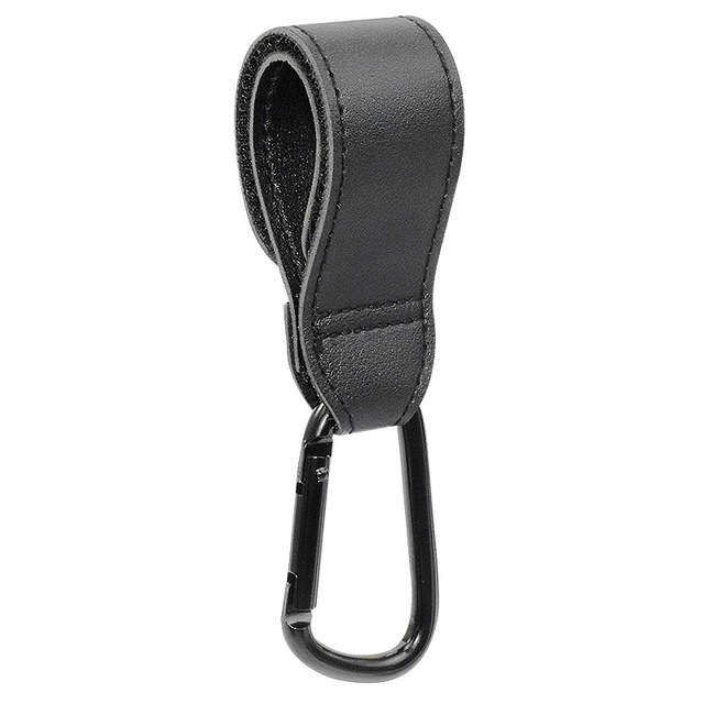 2pcs PU Leather Baby Bag Stroller Hook Accessories 360 Degree Rotatable Velcro Cart Organizer Hook Stroller hanger
