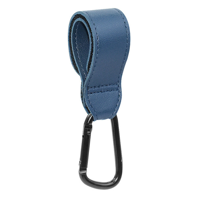2pcs PU Leather Baby Bag Stroller Hook Accessories 360 Degree Rotatable Velcro Cart Organizer Hook Stroller hanger