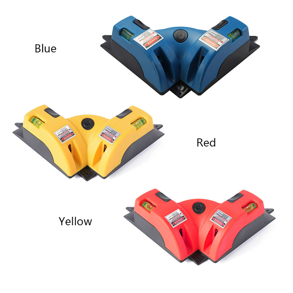 Right Angle 90 Degree Square Laser Level High Quality With Spirit Level Laser Measurement Tool Horizontal Vertical Laser Tools