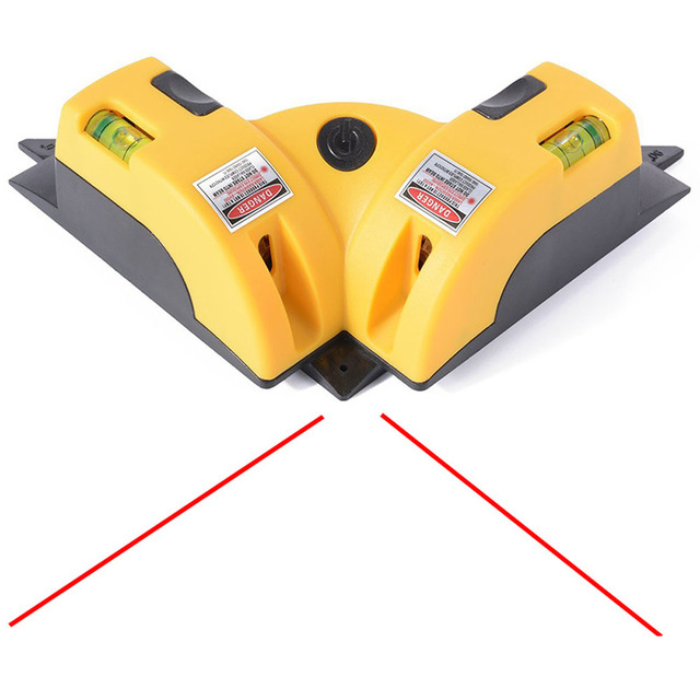 Right Angle 90 Degree Square Laser Level High Quality With Spirit Level Laser Measurement Tool Horizontal Vertical Laser Tools