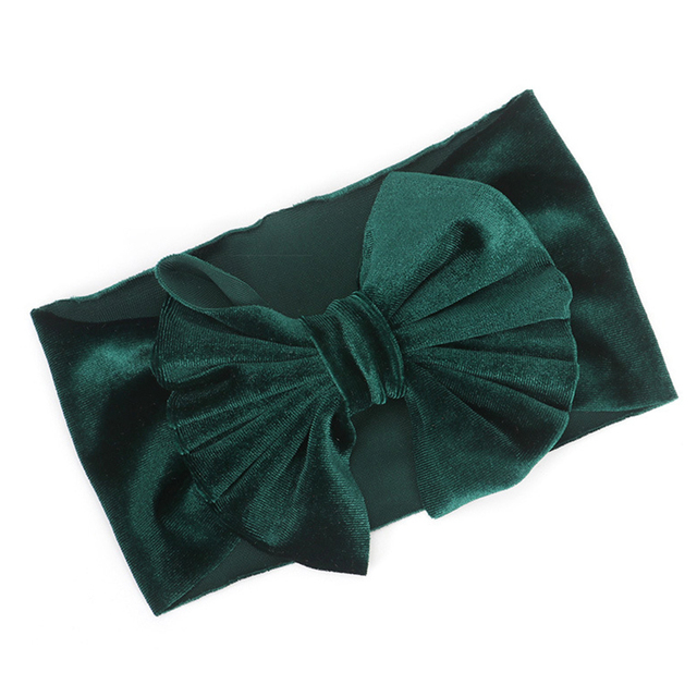 Children's Hair Accessories Gold Velvet Headband Double Bow Baby Headband Baby Headband Newborn Headband Baby Accessories
