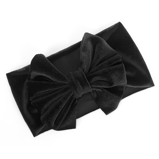 Children's Hair Accessories Gold Velvet Headband Double Bow Baby Headband Baby Headband Newborn Headband Baby Accessories