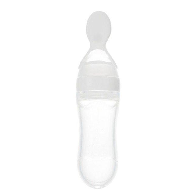 Baby Spoon Bottle Feeder Dropper Silicone Spoons for Feeding Medicine Kids Toddler Cutlery Utensils Children Accessories Newborn