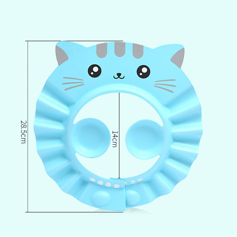 Adjustable Baby Shower Hat Toddler Hair Wash Hat For Kids Ear Protection Safe Children Shampoo Bathing Shower Protect Head Cover