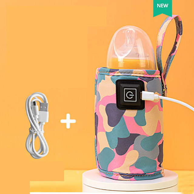 usb milk bottle insulation sleeve outdoor portable heating baby milk warmers outdoor heating milk warmers