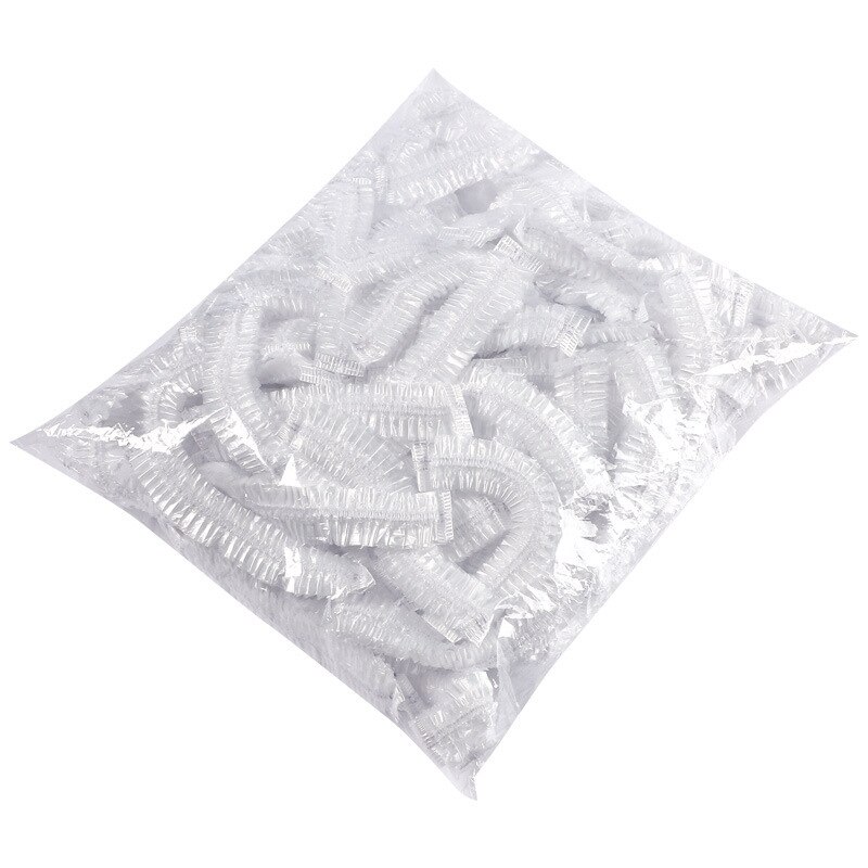 100pcs Disposable Food Cover Plastic Wrap Elastic Vegetables Food Lids For Fruit Bowls Cups Caps Storage Kitchen Fresh Keeping Saver Bag Accessories