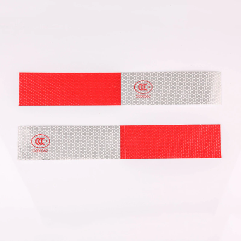 3Reflective Sticker Night Reflective Strip PET Reflective film M Reflective Tape Safety Caution Warning Reflective Adhesive Tape Sticker for Truck Motorcycle Bicycle Car Styling
