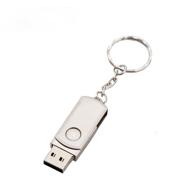 Metal Rotary USB Disk Keychain USB 3.0 Pen Drive 4 GB 8 GB 16 GB USB Flash Drive 32 GB 64 GB 128GB Cle USB Flash Drive