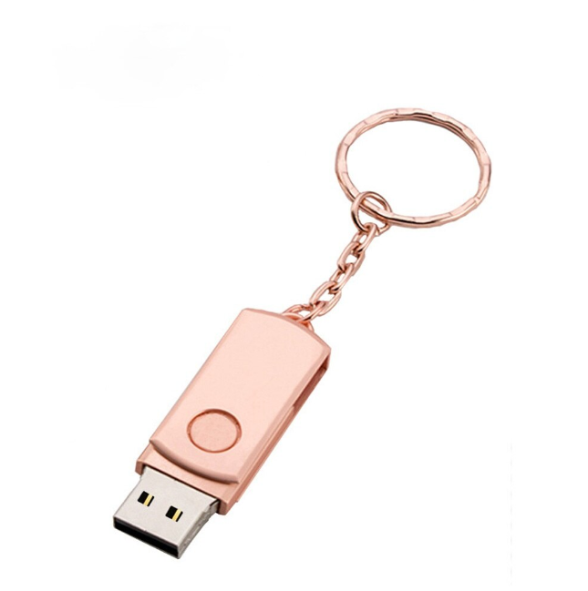 Metal Rotary USB Disk Keychain USB 3.0 Pen Drive 4 GB 8 GB 16 GB USB Flash Drive 32 GB 64 GB 128GB Cle USB Flash Drive