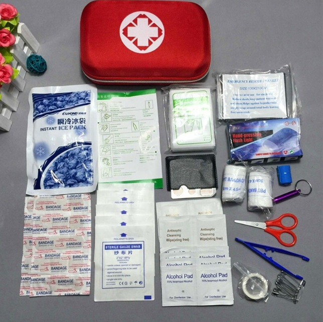 4-color EVA First Aid Kit Medical kit Export Camouflage Eva Car First Aid Kit Outdoor 35-piece Life-saving Medical Kit