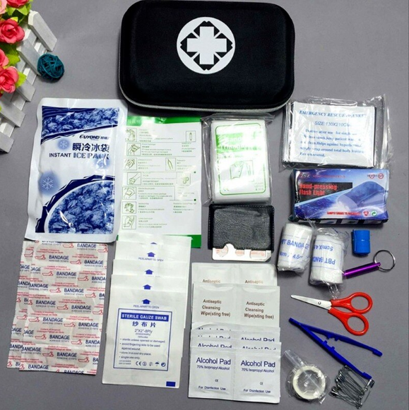 4-color EVA First Aid Kit Medical kit Export Camouflage Eva Car First Aid Kit Outdoor 35-piece Life-saving Medical Kit