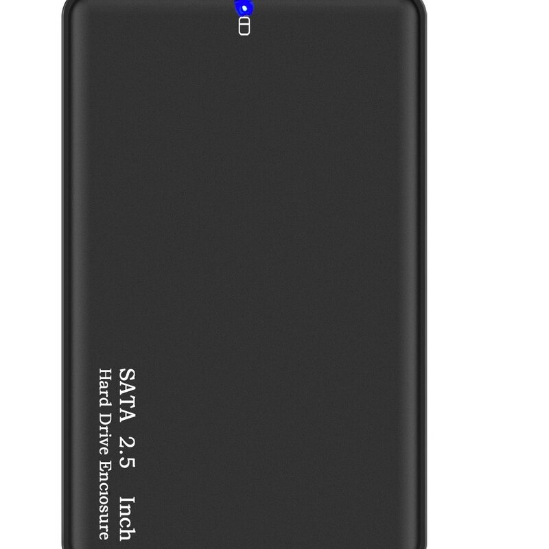 2.5inch USB 3.0 SATA Mobile Hard disk box Hd Box HDD Drive External HDD Enclosure Black Case Tool Free 5 Gbps Support UASP for SSD/ 2TB Hard Disk