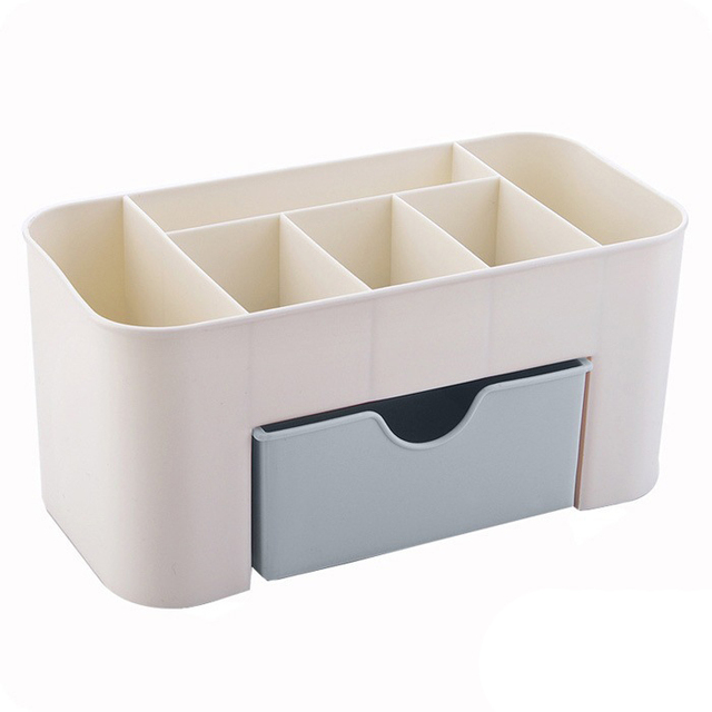 Double Layer Makeup Organizer for Cosmetic Capacity Storage Box Organizer Desktop Jewelry Nail Polish Makeup Drawer Container