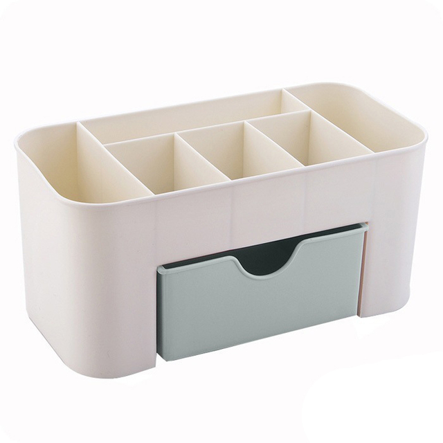 Double Layer Makeup Organizer for Cosmetic Capacity Storage Box Organizer Desktop Jewelry Nail Polish Makeup Drawer Container