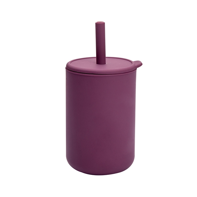 1pc Silicone Baby Cup Snacks Bottle 150mL Drinkware Feeding Solid Tableware Toddlers Dishes For Baby Bowl Waterproof Sippy Cup