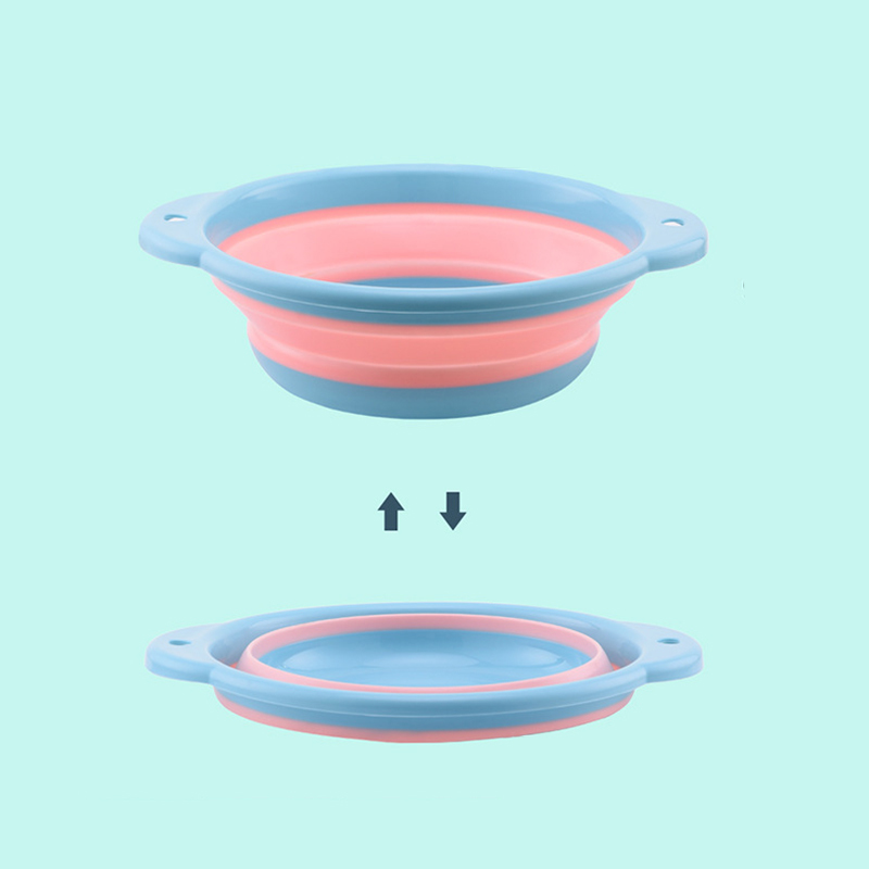 Portable Foldable Plastic Washbasin For Household Baby Small Basin Portable Travel Folding Laundry Tub Household Supplies