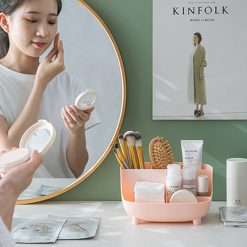 Large Capacity Cosmetic Storage Box Makeup Drawer Organizer Jewelry Nail Polish Makeup Container Desktop Sundries Storage Box