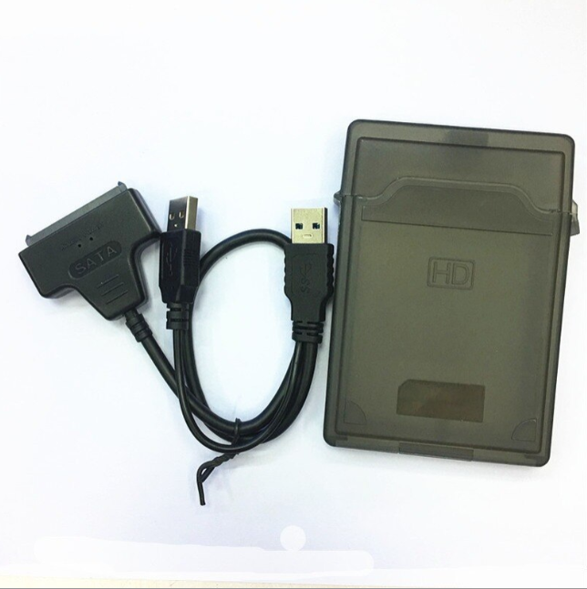 SATA hard disk cable USB3.0 to SATA 22Pin 7+15 Pin Adapter Cable for 2.5 inch HDD Hard Disk External Power Hard Disk Drive Converter