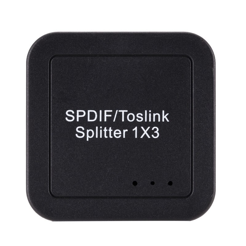 Optical Fiber Distributor Splitter SPDIF 1in3out 1X3 Optical Fiber SplitterDigital Optical Fiber Audio Splitter with One Input and Three Output
