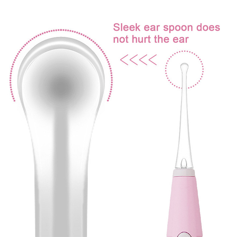 Baby Ear Cleaner Ear Wax Removal Tool Flashlight Earpick Ear Cleaning Earwax Remover Luminous Ear Curette Light Spoon