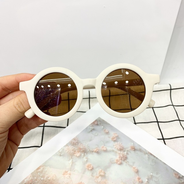 Cute Round Sun Glasses Kids Sunglasses UV400 Protection Outdoor Ultraviolet-proof Girls Boys Glasses Eyeglass