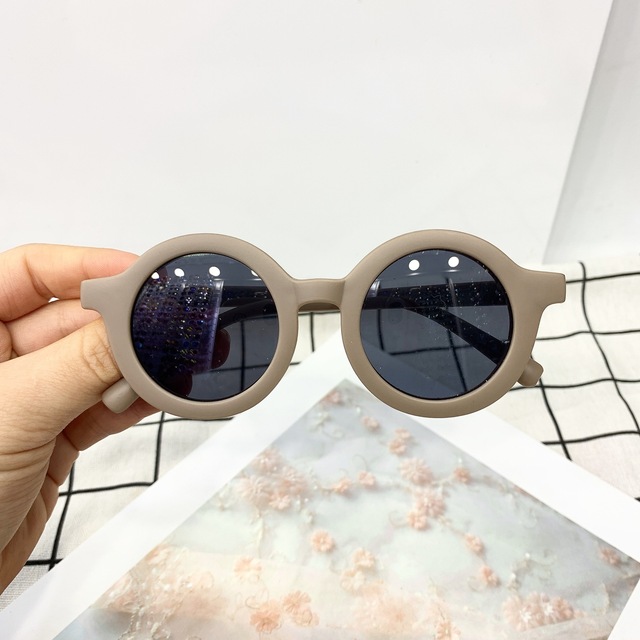 Cute Round Sun Glasses Kids Sunglasses UV400 Protection Outdoor Ultraviolet-proof Girls Boys Glasses Eyeglass