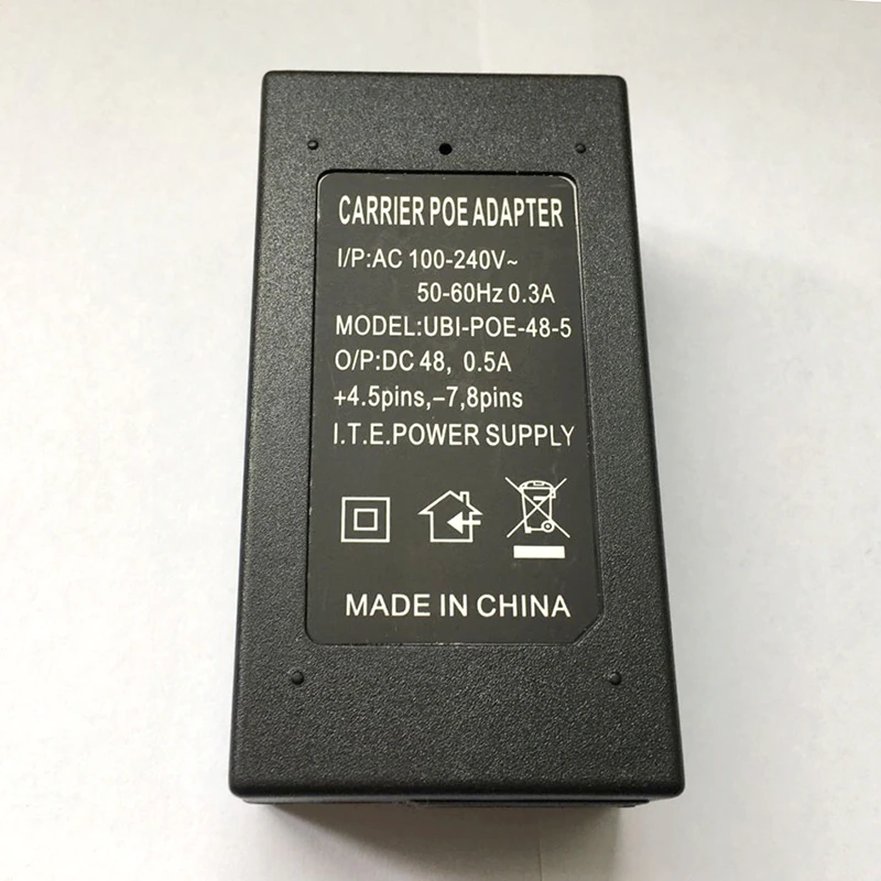 POE Router Power ESCAM CCTV Security 48V0.5A 15.4W POE adapter POE Injector Ethernet power for POE IP Camera Phone PoE Power Supply