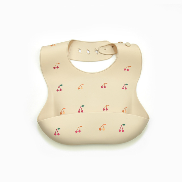 Baby Silicone Bib Waterproof Infant Bibs Fashionable Newborn Feeding Cloth Toddle Bibs Adjustable Saliva Towel For Boys Girls