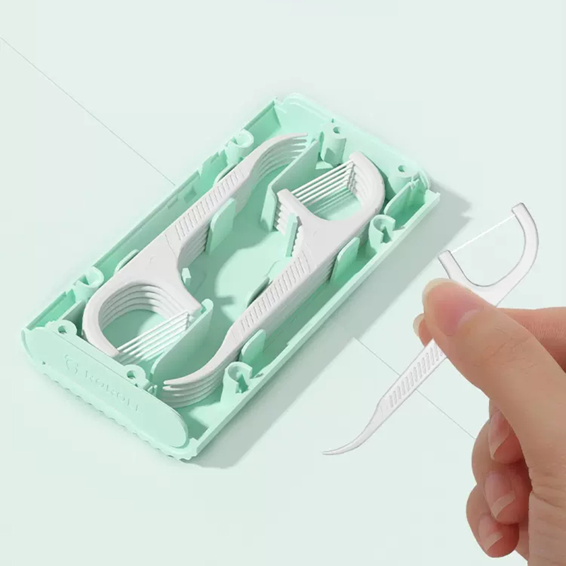 Portable Automatic Dental Floss Storage Box Flosser Picks Toothpick Tooth Cleaning Oral Hygiene Care Teeth Clean Tools