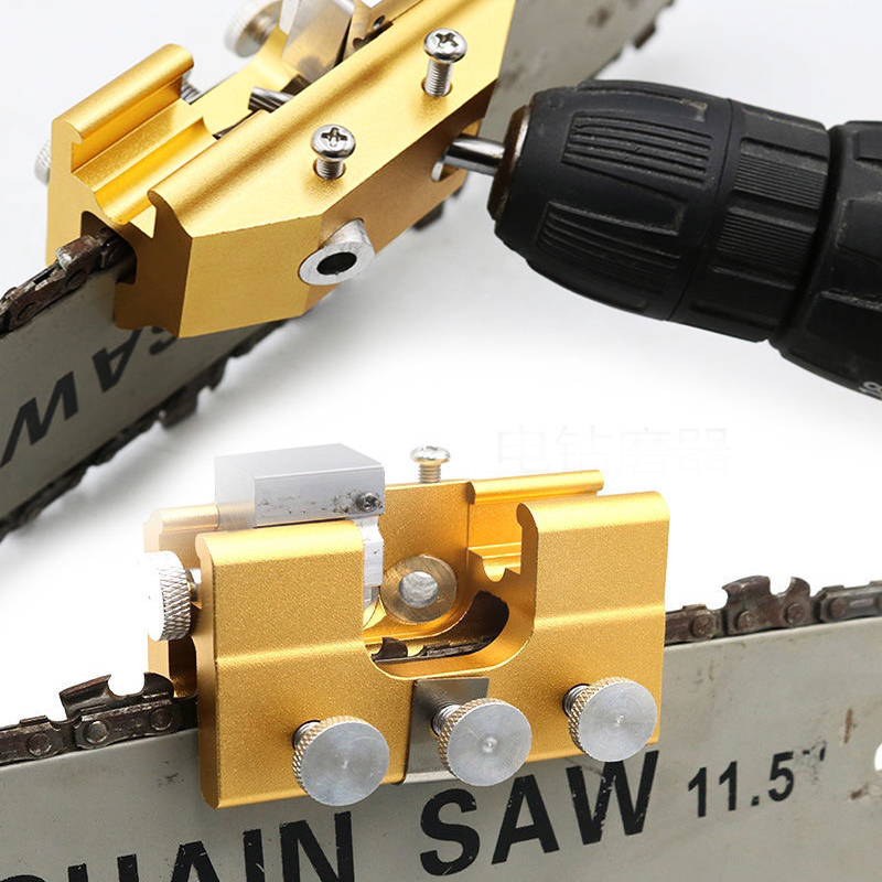 Chainsaw Sharpener Tool Portable Durable Chains Sharpen Jig Machinery  Fast Grinding Chainsaw Teethfor Woodworking Power Tools