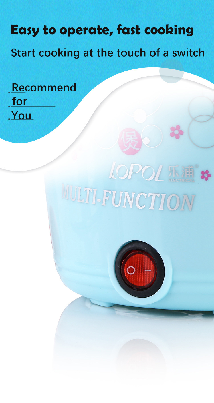 220V/450W Multifunction Electric Cooker Home Hot Pot The New Heating Pan Cooking Pot Machine Mini Rice Cooker Kitchen Appliances