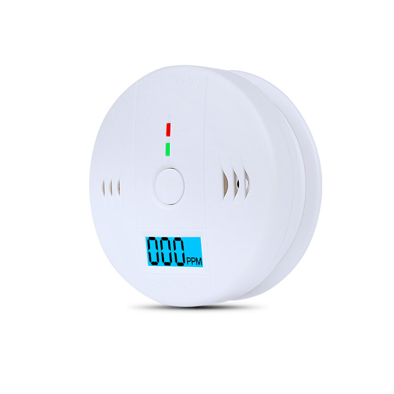 1Pc CO Sensor Carbon Monoxide Detector Alarm 85dB Siren Sound Independent CO Poisoning Warning Alarm Detector CO Meter