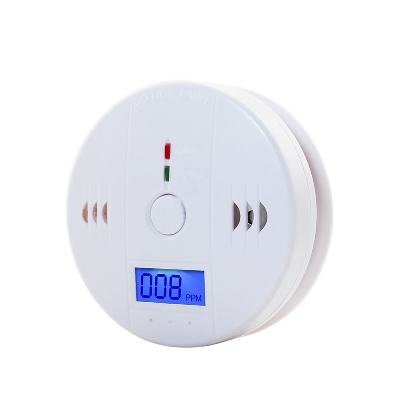 1Pc CO Sensor Carbon Monoxide Detector Alarm 85dB Siren Sound Independent CO Poisoning Warning Alarm Detector CO Meter