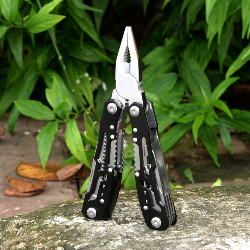 Multifunction Stainless Steel Multi-tool Pocket Knife Pliers Folding Pliers Mini Portable Folding Pliers Folding Blade Knife
