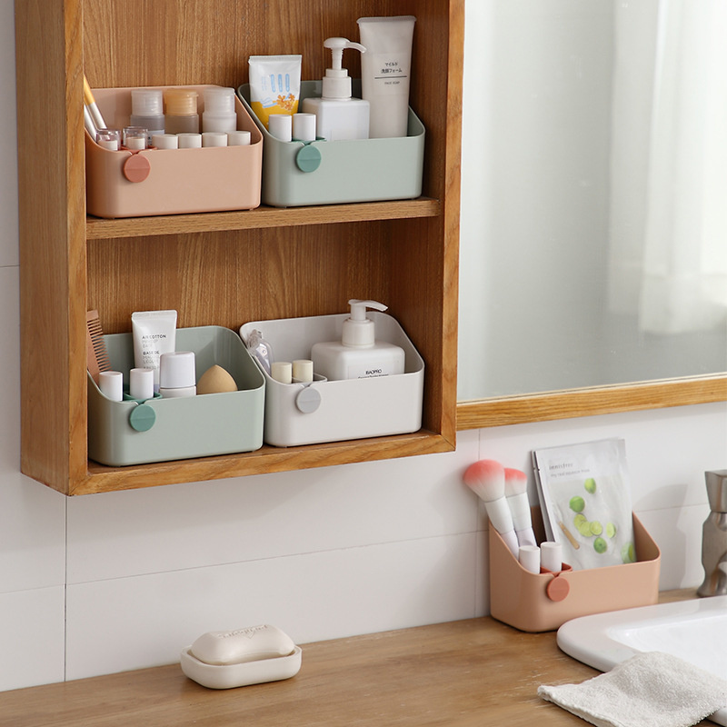Cosmetic Organizer for Bathroom Dresser Bedroom Makeup Storage box Drawer Dressing Table Container Sundries Case Makeup Box